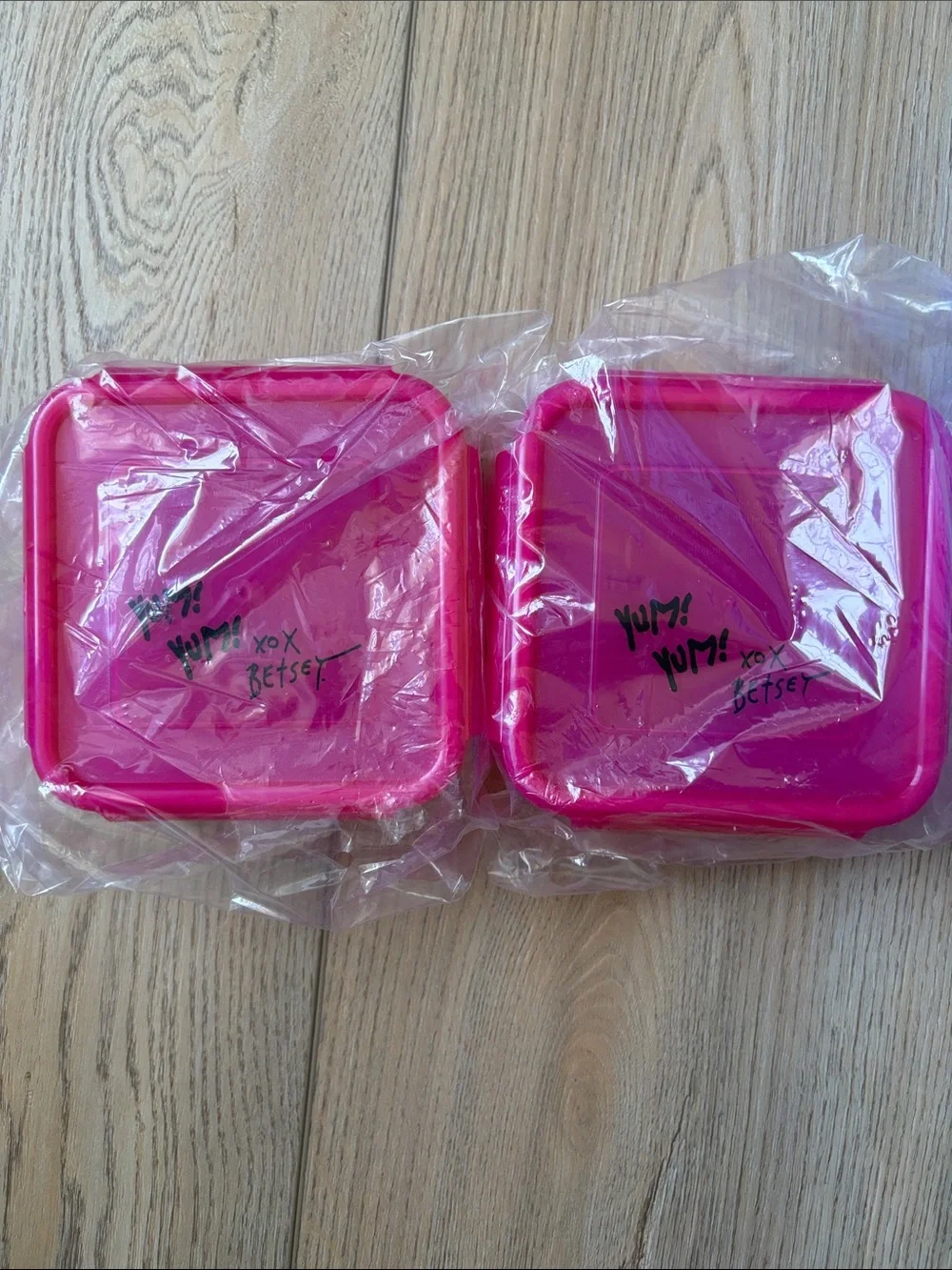 NWT Betsey Johnson Purple Multi Insulated Lunch Tote W/ 2 Containers Mermaidcore
